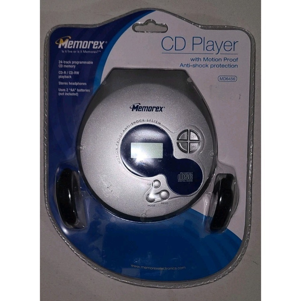 Memorex CD Player Model MD6456 Anti-Shock System New